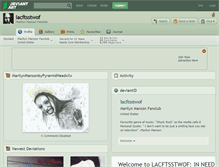 Tablet Screenshot of lacftsstwof.deviantart.com