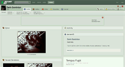 Desktop Screenshot of dark-dominion.deviantart.com