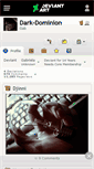 Mobile Screenshot of dark-dominion.deviantart.com