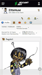 Mobile Screenshot of elitemuse.deviantart.com
