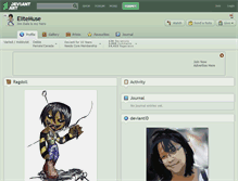 Tablet Screenshot of elitemuse.deviantart.com