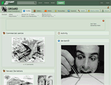 Tablet Screenshot of grisard.deviantart.com