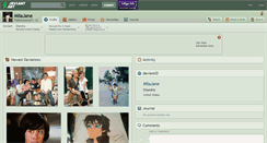 Desktop Screenshot of milajane.deviantart.com