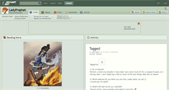 Desktop Screenshot of ladyprophet.deviantart.com
