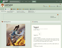 Tablet Screenshot of ladyprophet.deviantart.com