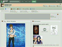 Tablet Screenshot of neldorwen.deviantart.com