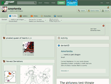 Tablet Screenshot of amortentia.deviantart.com