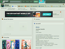 Tablet Screenshot of aireos.deviantart.com