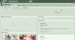 Desktop Screenshot of littlecarter.deviantart.com
