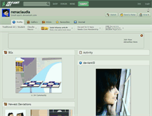 Tablet Screenshot of nenaclaudia.deviantart.com