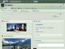 Tablet Screenshot of focusgallery.deviantart.com