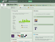 Tablet Screenshot of bugs-bunny-club.deviantart.com