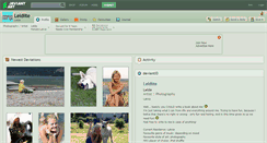 Desktop Screenshot of leldiite.deviantart.com