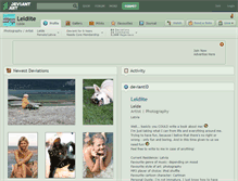 Tablet Screenshot of leldiite.deviantart.com