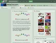 Tablet Screenshot of making-true-love.deviantart.com