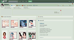 Desktop Screenshot of halleaon.deviantart.com