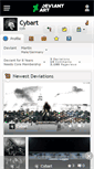 Mobile Screenshot of cybart.deviantart.com