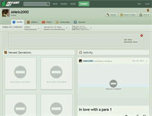 Tablet Screenshot of amelo2000.deviantart.com