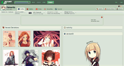 Desktop Screenshot of hanamio.deviantart.com