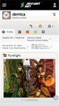 Mobile Screenshot of demica.deviantart.com