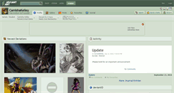 Desktop Screenshot of camishakelley.deviantart.com