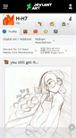 Mobile Screenshot of h-h7.deviantart.com