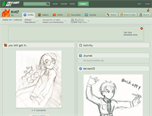 Tablet Screenshot of h-h7.deviantart.com