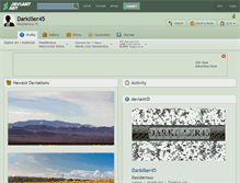 Tablet Screenshot of darkiller45.deviantart.com