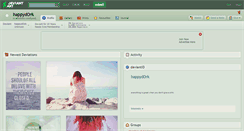 Desktop Screenshot of happydork.deviantart.com