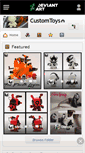 Mobile Screenshot of customtoys.deviantart.com