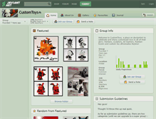 Tablet Screenshot of customtoys.deviantart.com