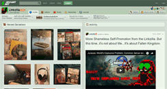 Desktop Screenshot of linkzilla.deviantart.com