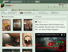 Tablet Screenshot of linkzilla.deviantart.com