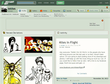 Tablet Screenshot of lekites.deviantart.com