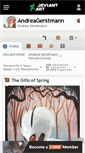 Mobile Screenshot of andreagerstmann.deviantart.com
