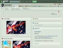 Tablet Screenshot of banning10.deviantart.com