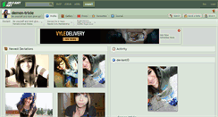 Desktop Screenshot of demon-trixie.deviantart.com