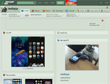Tablet Screenshot of hetratje.deviantart.com