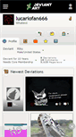 Mobile Screenshot of lucariofan666.deviantart.com