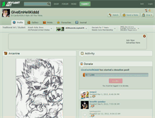 Tablet Screenshot of giveemhellkiddd.deviantart.com