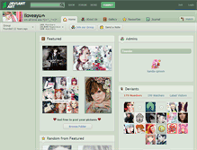 Tablet Screenshot of iloveayu.deviantart.com