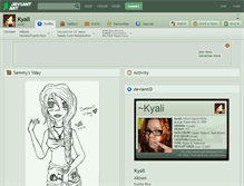 Tablet Screenshot of kyali.deviantart.com