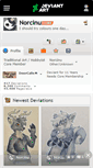 Mobile Screenshot of norcinu.deviantart.com