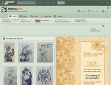 Tablet Screenshot of norcinu.deviantart.com