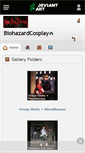 Mobile Screenshot of biohazardcosplay.deviantart.com