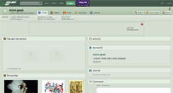 Desktop Screenshot of mimi-peek.deviantart.com