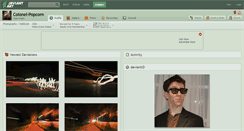 Desktop Screenshot of colonel-popcorn.deviantart.com