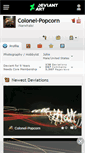 Mobile Screenshot of colonel-popcorn.deviantart.com
