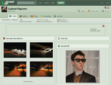 Tablet Screenshot of colonel-popcorn.deviantart.com
