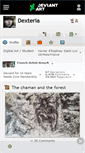 Mobile Screenshot of dexteria.deviantart.com
